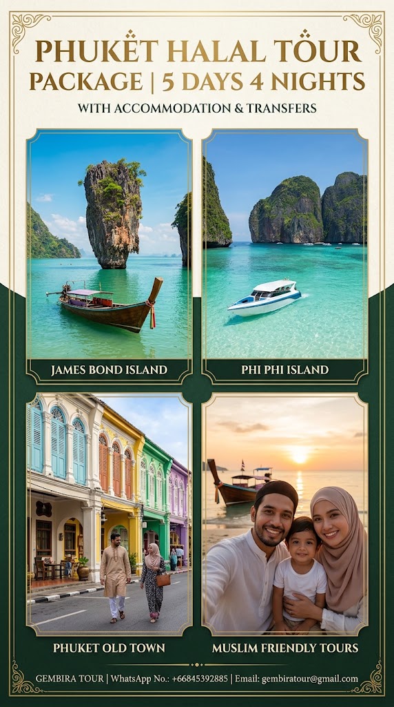 phuket muslim tour package 5d4n
